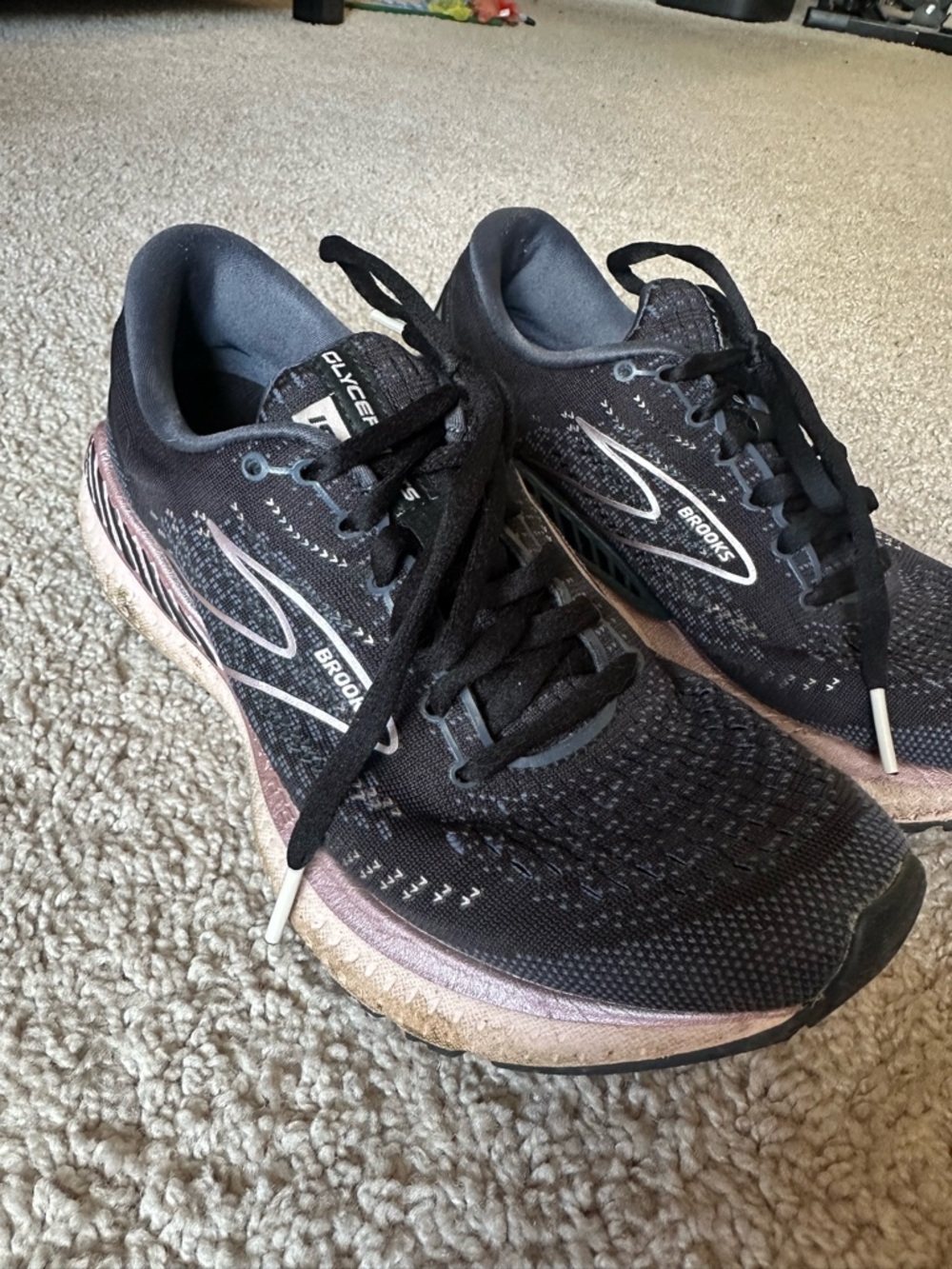 Brooks Women’s Black & Pink Running Sneakers - Glycerin Series